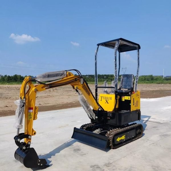 1-Ton Mini Small Excavator – 13.5HP Briggs & Stratton Gasoline Engine EPA-Certified Micro Crawler Digger image 3