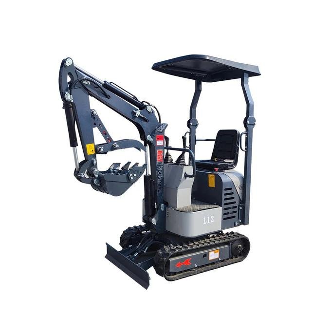 1-Ton Mini Small Excavator – Koop Diesel/Gasoline Engine Micro Crawler Digger (AGT-L12) image 0