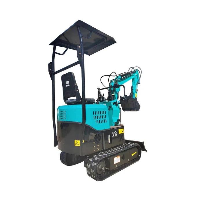 1-Ton Mini Small Excavator – 13.5HP Briggs & Stratton Engine Micro Crawler Digger (AGT-KAT12) image 4