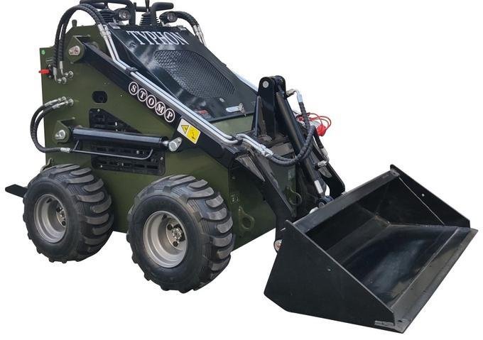 TYPHON STOMP Wheeled Mini Skid Steer Loader – 22.1 HP Honda Gas Engine image 1