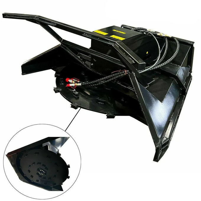 60" Heavy-Duty Skid Steer Forestry Disc Mulcher – AGT Industrial (AGT-SSDM) image 3