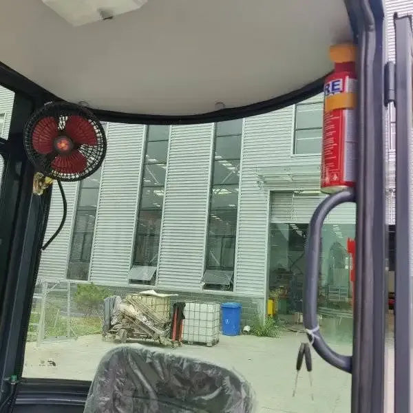 TYPHON TERROR X 1.2-Ton Mini Cabin Excavator – 2500 lbs Micro Crawler Trench Digger with Enclosed Cab image 5