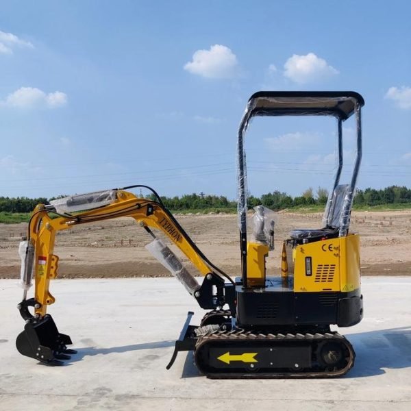 1-Ton Mini Small Excavator – 13.5HP Briggs & Stratton Gasoline Engine EPA-Certified Micro Crawler Digger image 1