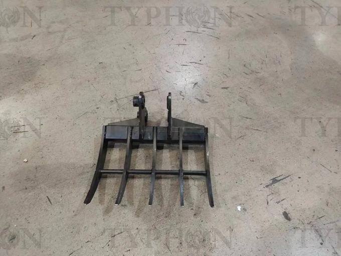 22" Heavy-Duty Mini Excavator Rake Attachment – For 2 to 3.5-Ton Diggers image 1
