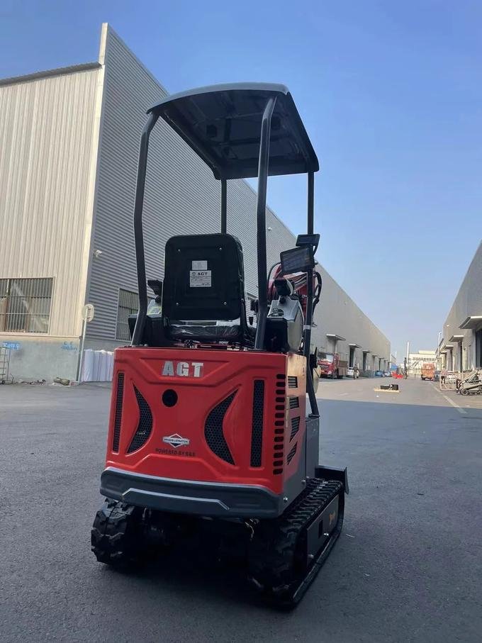 1-Ton Mini Small Excavator – 13.5HP Engine with Advanced Pilot System & Factory Hydraulic Thumb (AGT Industrial Updated Model) image 3