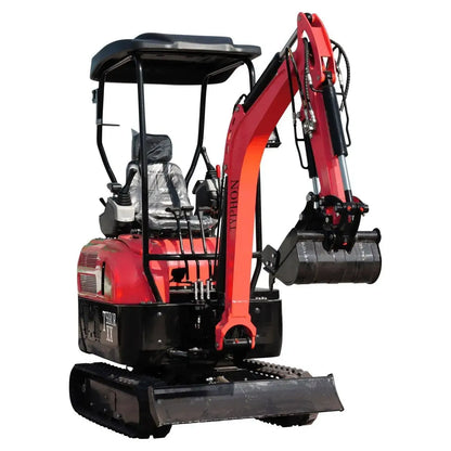 TYPHON TERROR XX Heavy-Duty Mini Excavator – 4000 lbs Rubber Track Digger with Kubota D902 Diesel Engine (Alternative Layout) image 1