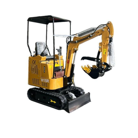 1.5-Ton Mini Small Excavator – 13.5HP Engine with Advanced Pilot System & Retractable Tracks (AGT H15R) image 0