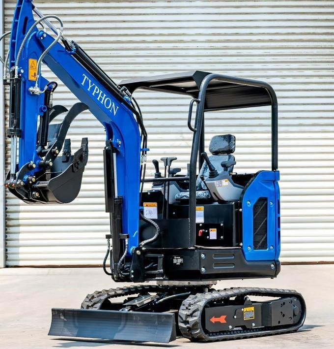 TYPHON TERROR X2 STORM 2.5-Ton Mini Excavator – Kubota V1505 25HP Diesel Engine EPA-Certified Crawler Digger image 3