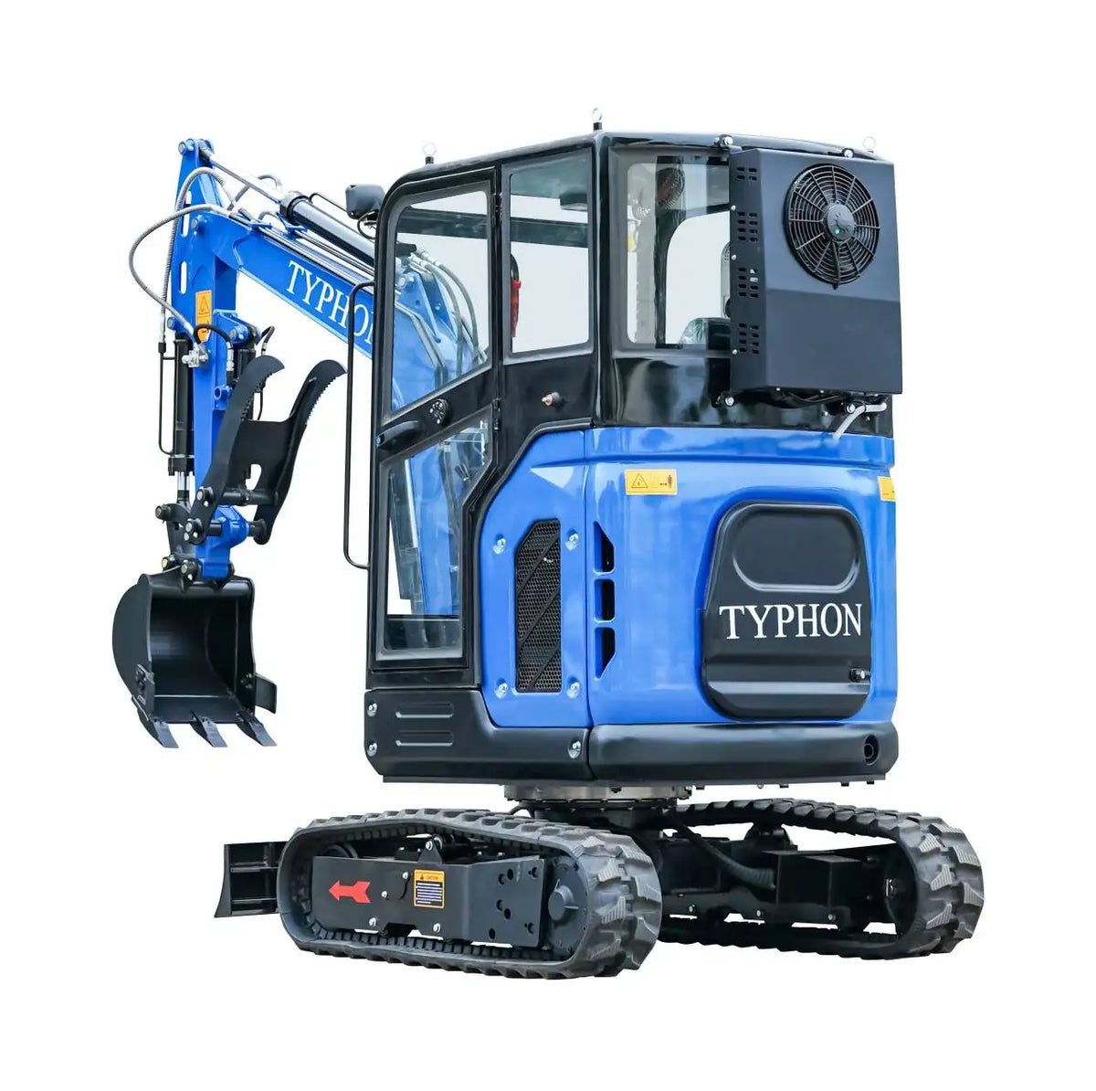 TYPHON TERROR X2 2.7-Ton Mini Excavator – Kubota V1505 Diesel Engine EPA-Certified Heavy-Duty Crawler Digger image 2