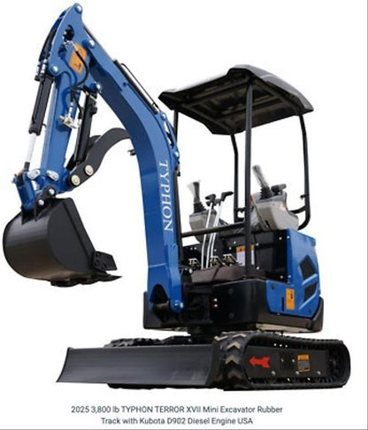 2025 Heavy-Duty Mini Excavator Crawler – EPA-Certified Kubota Diesel D902 Engine image 1
