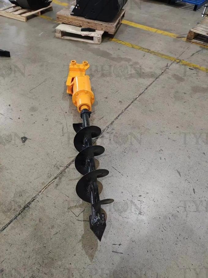 8" Heavy-Duty Hydraulic Earth Auger & Post Hole Digger – For 2.5-Ton Mini Excavators image 0