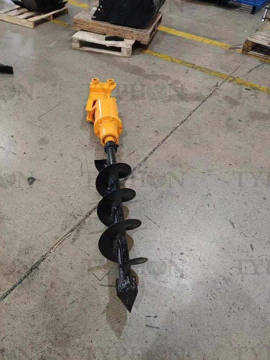 8" Heavy-Duty Hydraulic Earth Auger & Post Hole Digger – For 2.5-Ton Mini Excavators image 0