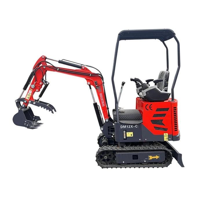 1-Ton Mini Small Excavator – 13.5HP Briggs & Stratton Engine with Factory Hydraulic Thumb (AGT Industrial) image 0