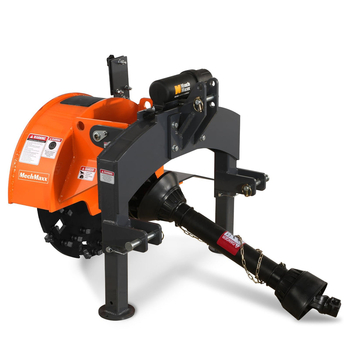 24" Heavy-Duty 3-Point PTO Stump Grinder (34 Carbide Teeth) – For 15-45 HP Tractors image 3